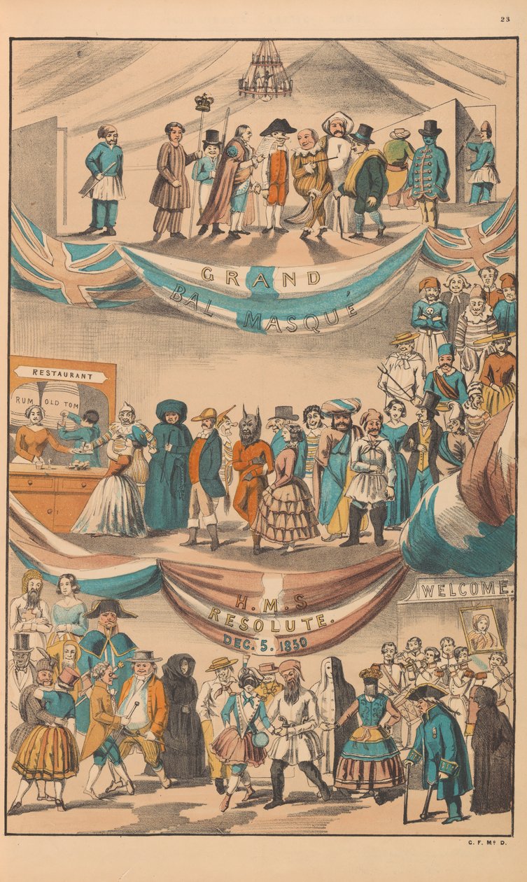 Faksimile af Illustrated News, ca. 1852 (faksimile) af Rudolph Ackermann