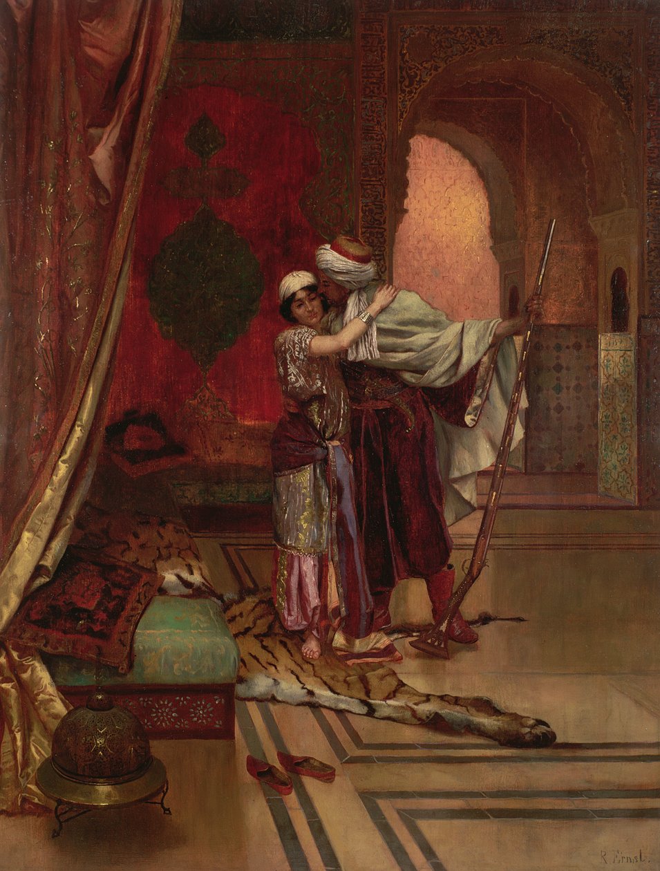Interiør af Rudolphe Ernst