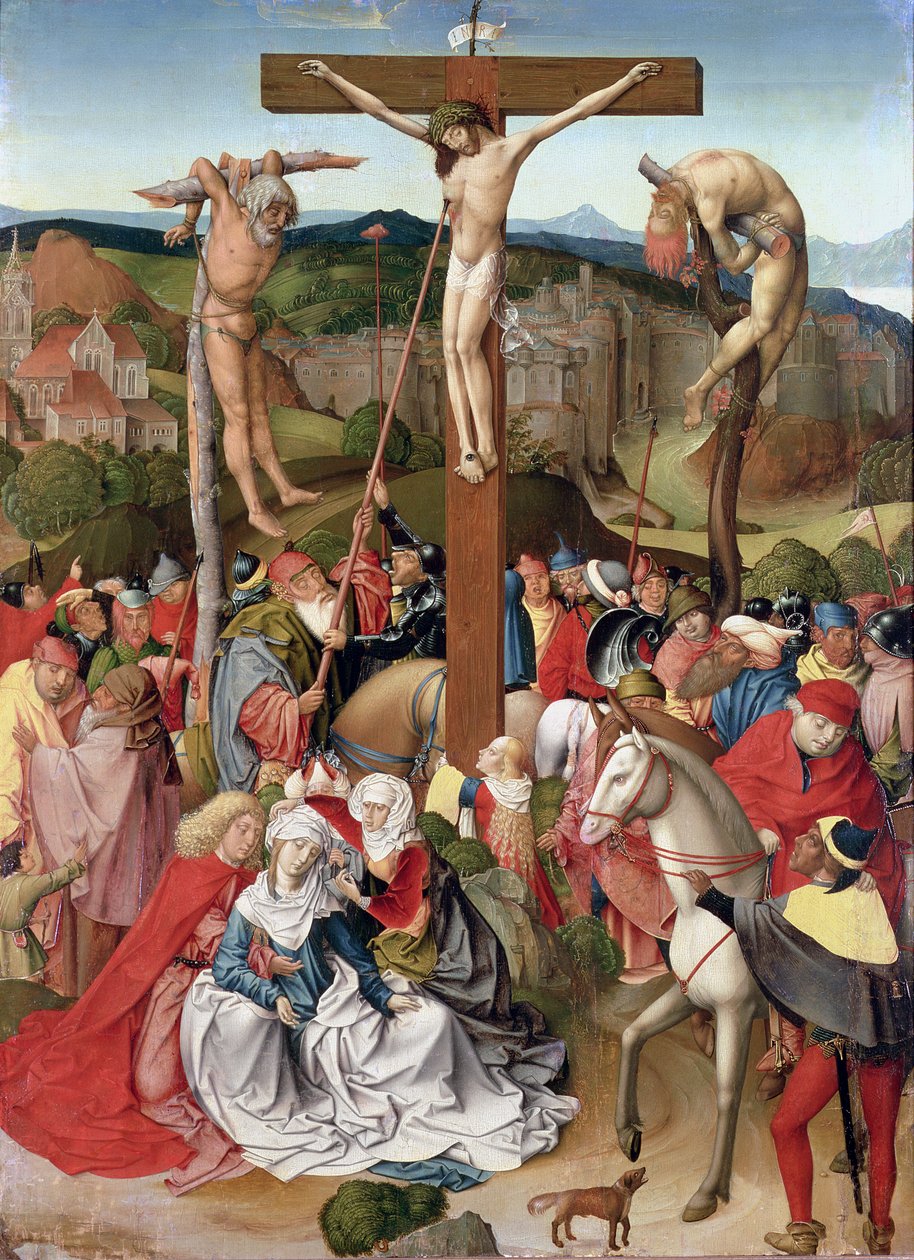 Korsfæstelse, 1496 af Rueland, the Younger Frueauf