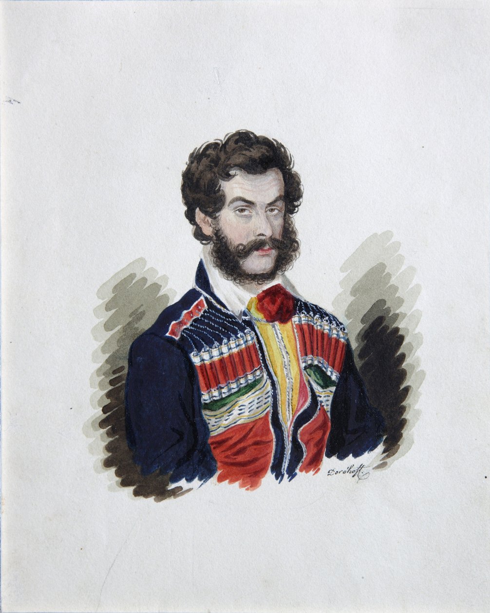 Portræt af decembrist-greven Zakhar Chernyshov 1796-1862, 1830