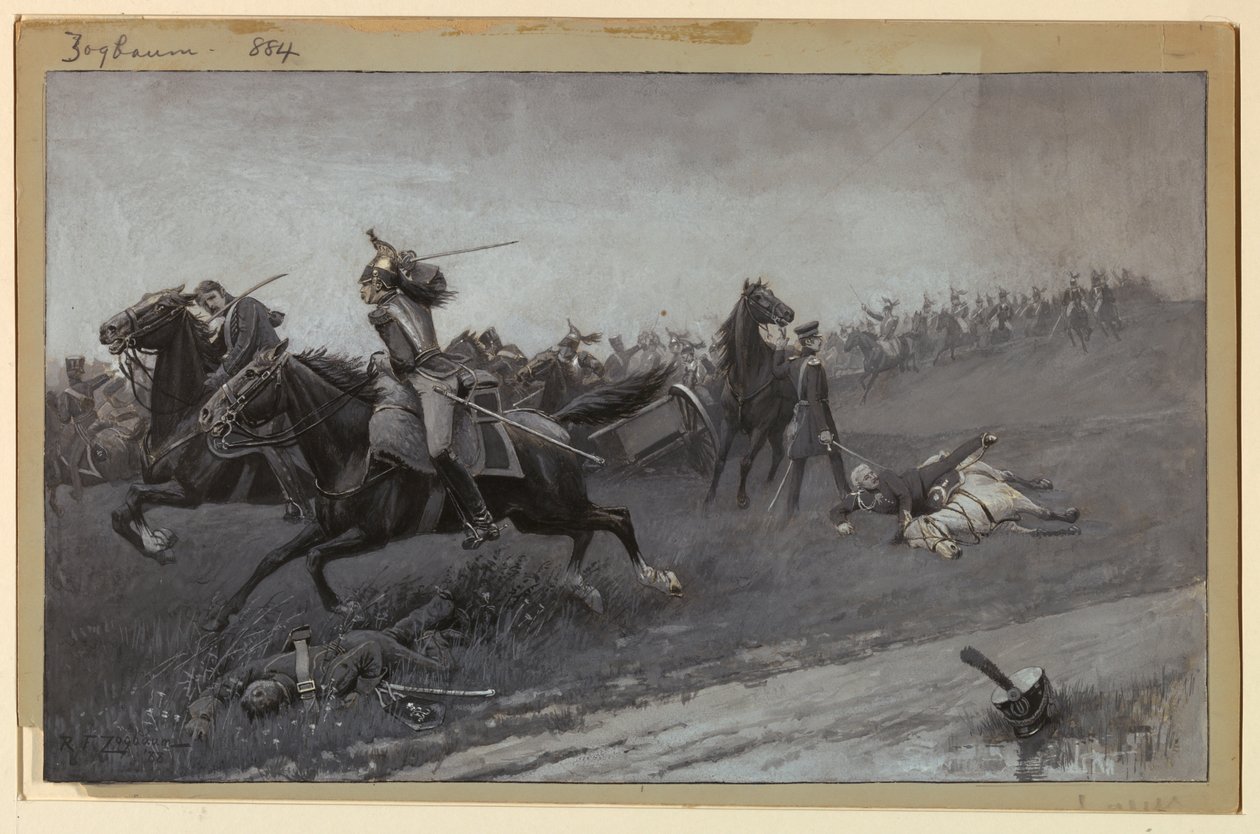 Blücher Unhorsed ved Ligny af Rufus Fairchild Zogbaum