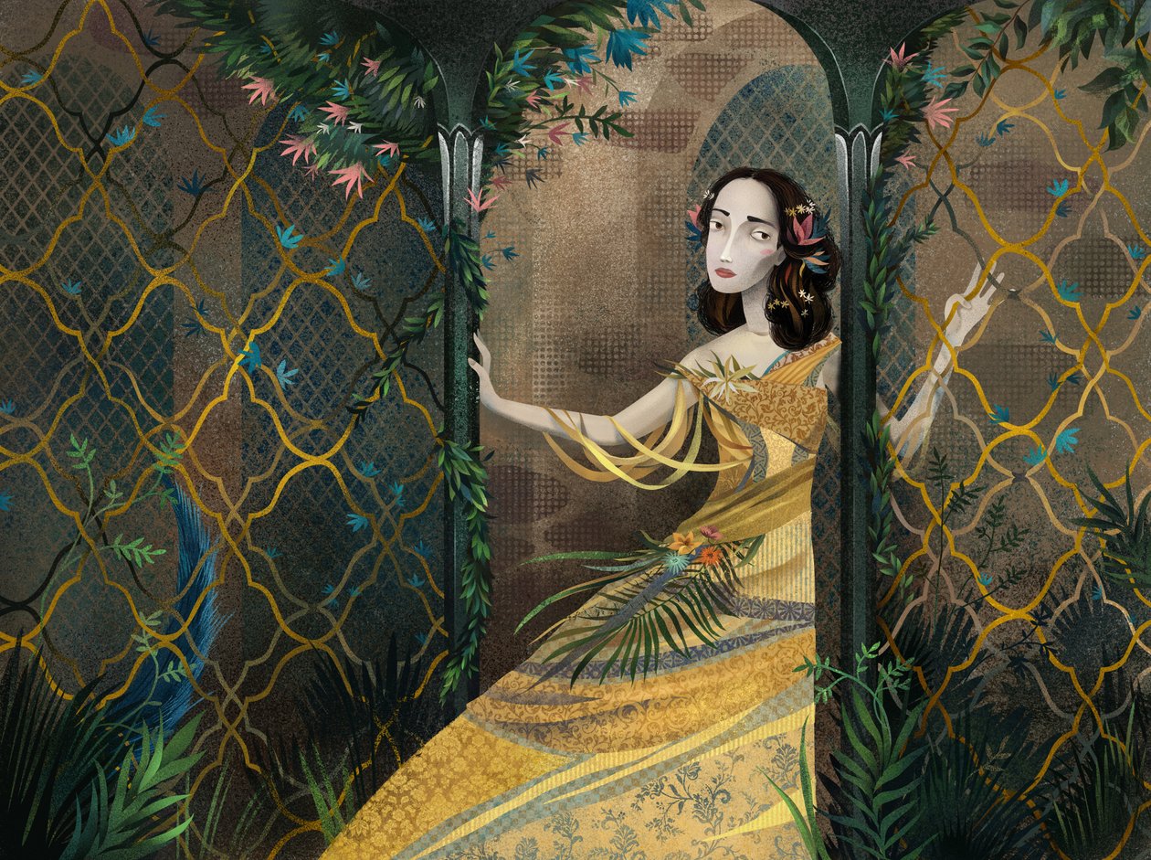 Secret Gardens, 2014 (blandede medier) af Runa Anastasiya Rudaya