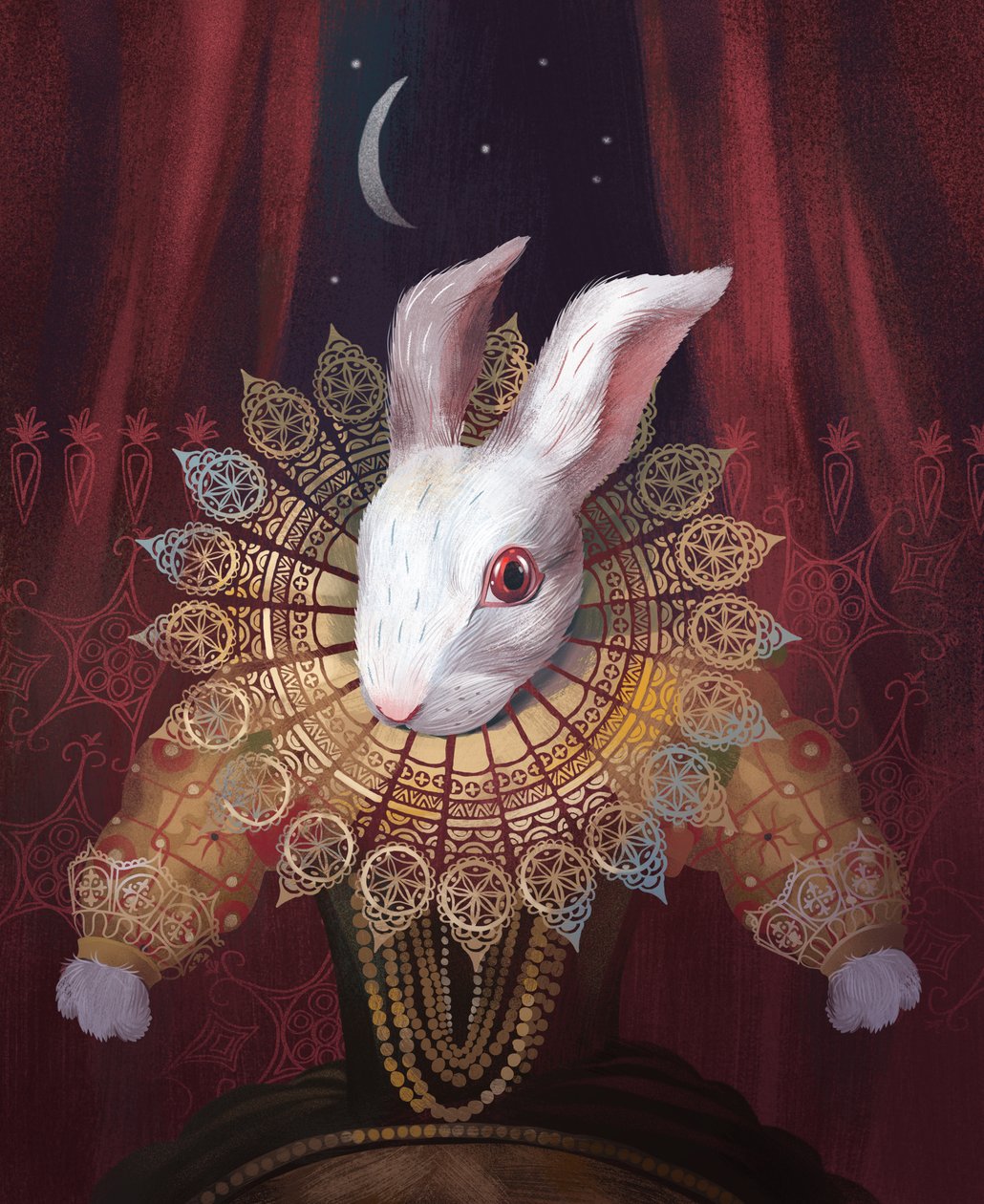 Hvid som månen, 2016, ( af Runa Anastasiya Rudaya