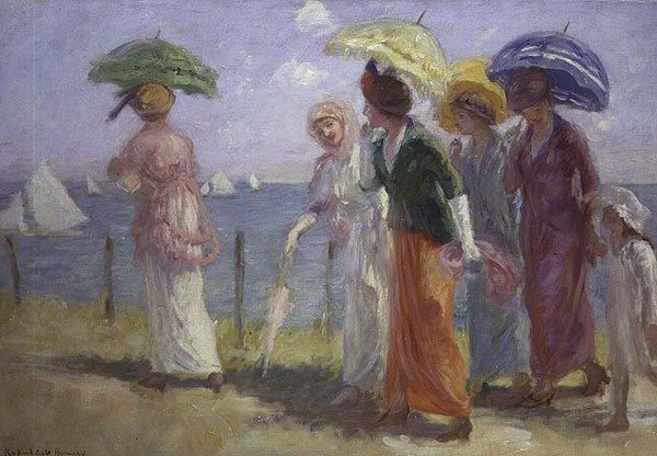 Promenade på stranden af Rupert Charles Wolston Bunny