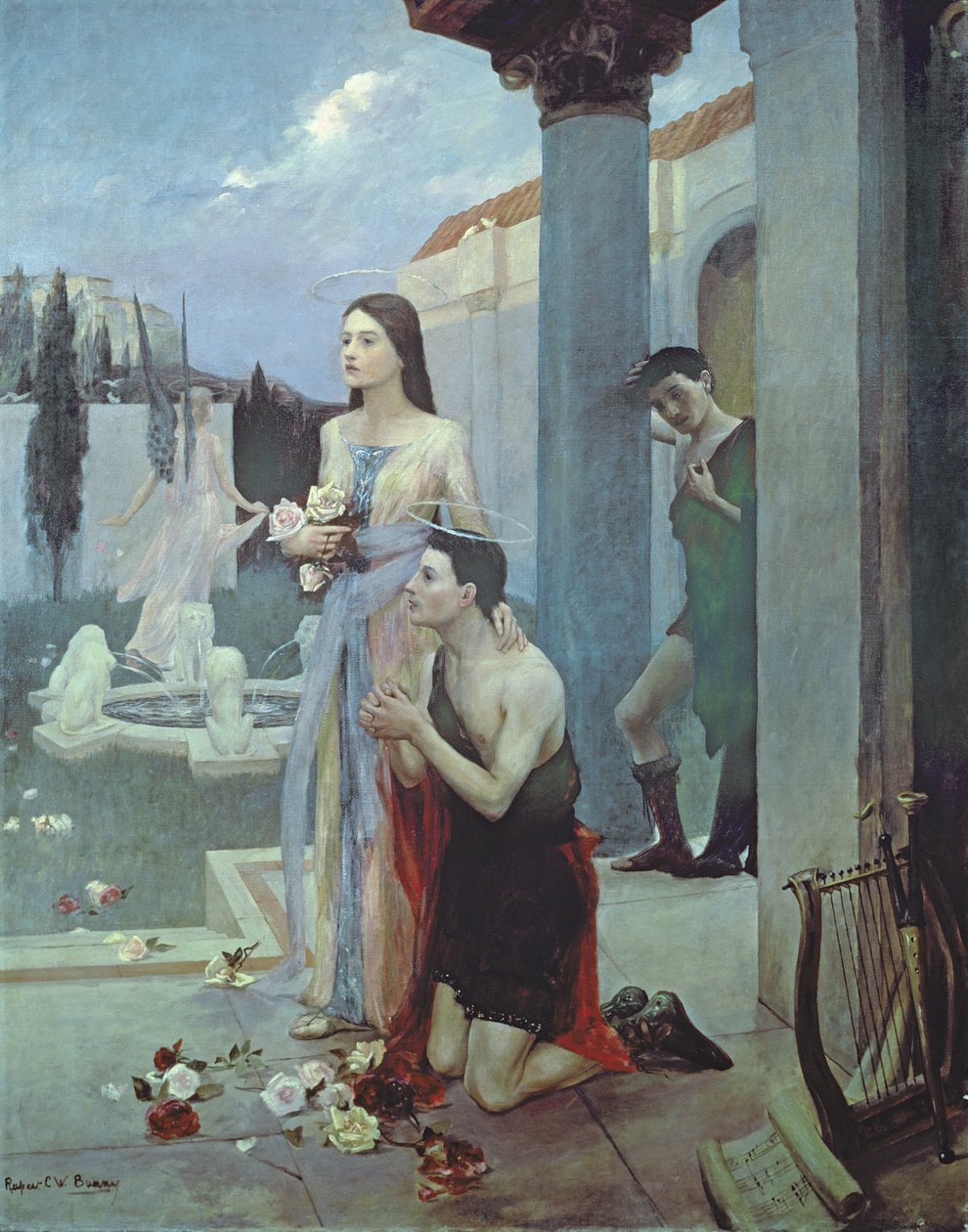 Sankt Cecilia af Rupert Charles Wolston Bunny