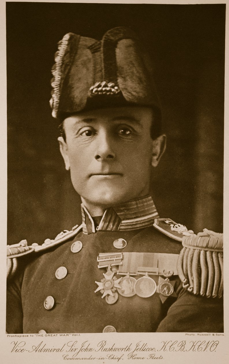 Viceadmiral Sir John Rushworth Jellicoe af Russell & Sons Photography