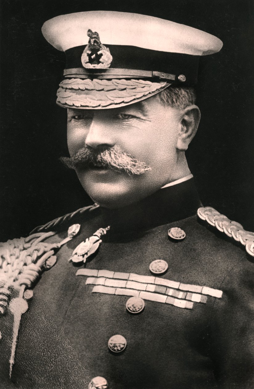 Feltmarskal Earl Kitchener 1850-1916, begyndelsen af det 20. århundrede. af Russell and Sons