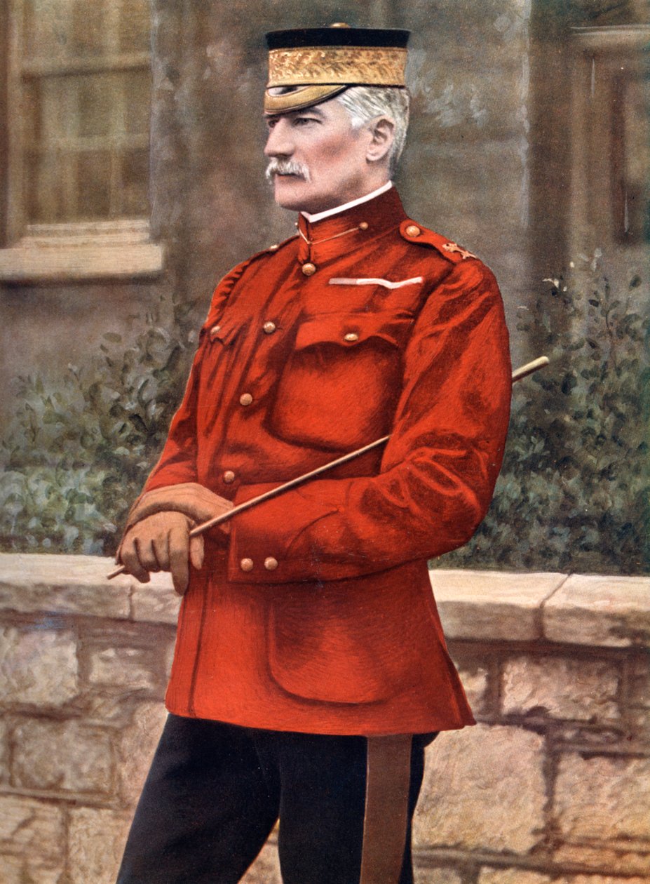 Sir Frederick William Edward Forestier Forestier-Walker, britisk soldat, 1902. af Russell and Sons