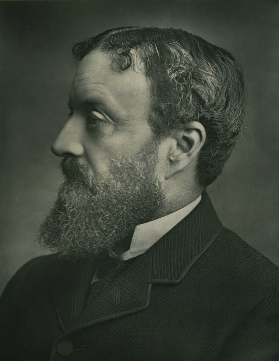 The Right Honourable Sir Michael Edward Hicks-Beach, Baronet, c1899. af Russell and Sons