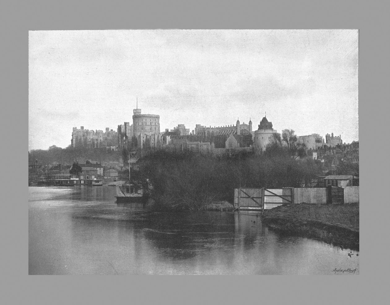 Windsor Castle, c1900 af Russell and Sons