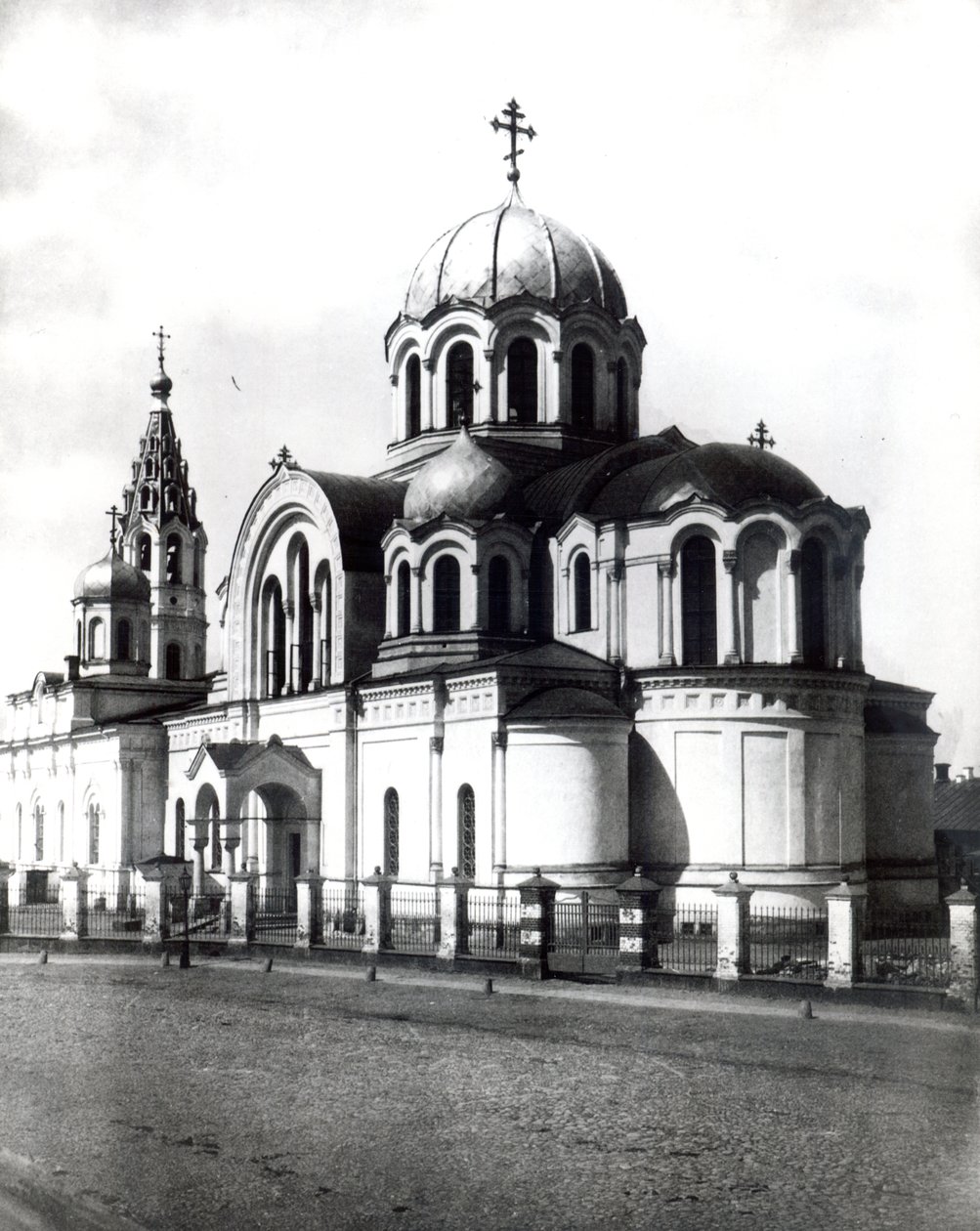 Guds Moder Kirke i Kazan, Moskva, 1881 af Russian Photographer