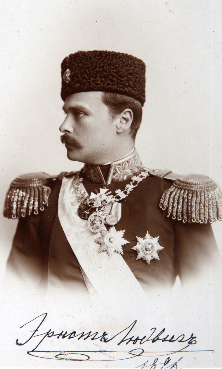 Ernest Louis I storhertug af Hessen og ved Rhinen af Russian Photographer