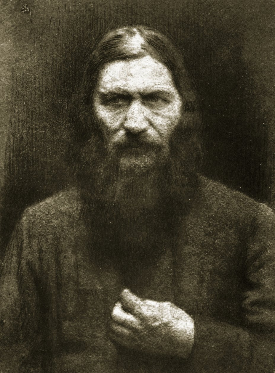 Ghostly Rasputin (sepia-billede) af Russian Photographer