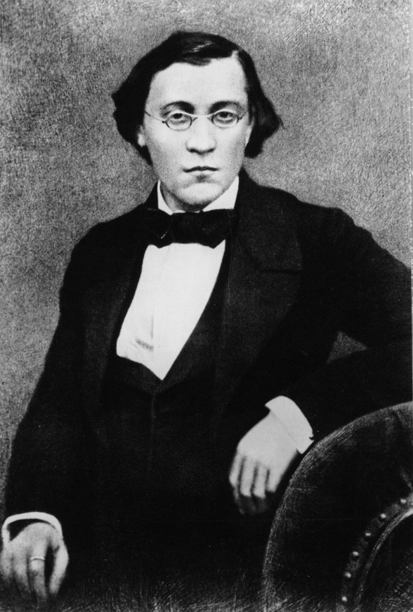 Ivan Sergeevich Turgenev (1818-83) af Russian Photographer