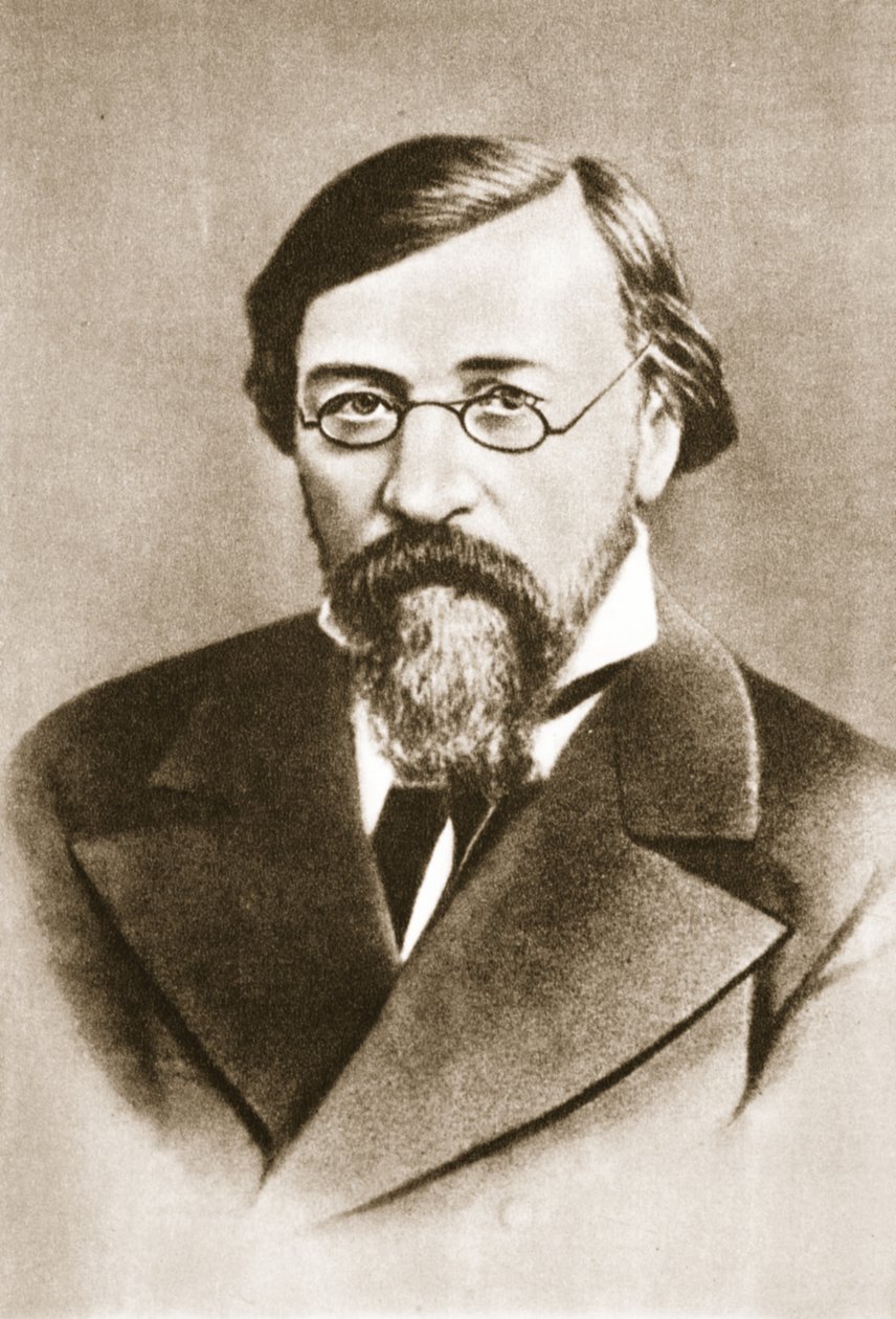 Nikolai Chernyshevsky (fotogravure) af Russian Photographer