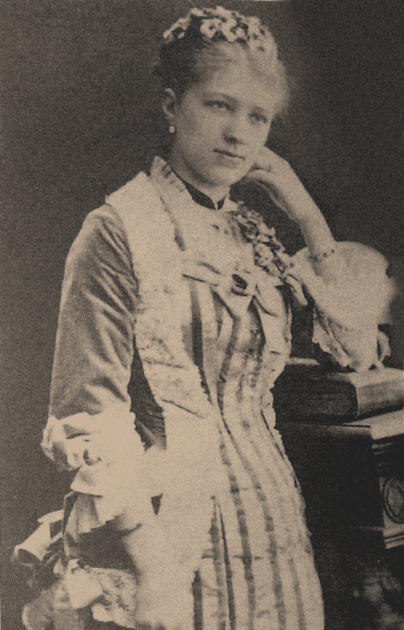 Polina Karpakova, den første Odette-Odile, ca.1875 af Russian Photographer