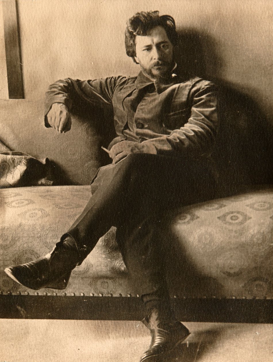 Portræt af forfatteren Leonid Andreyev af Russian Photographer