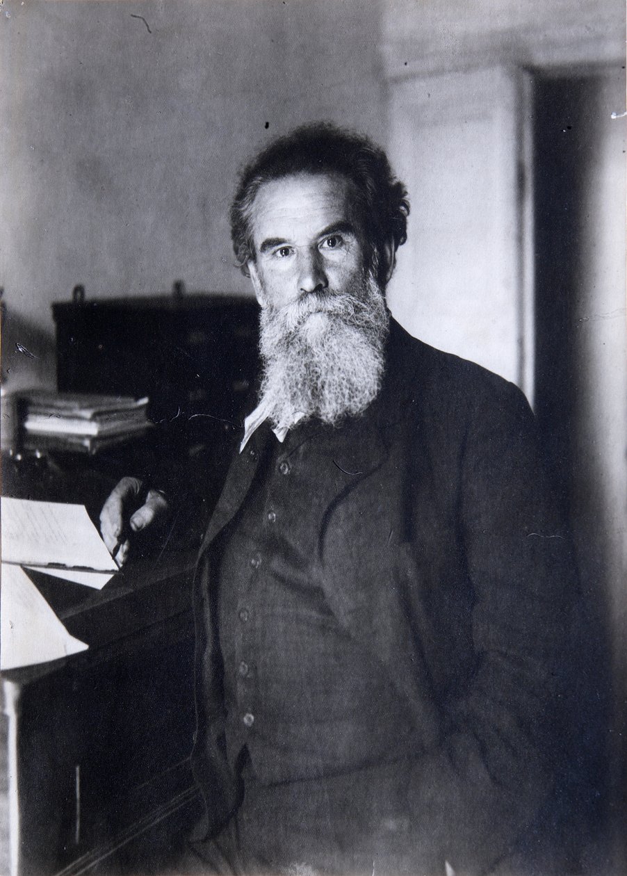 Portræt af forfatteren Vladimir Korolenko af Russian Photographer