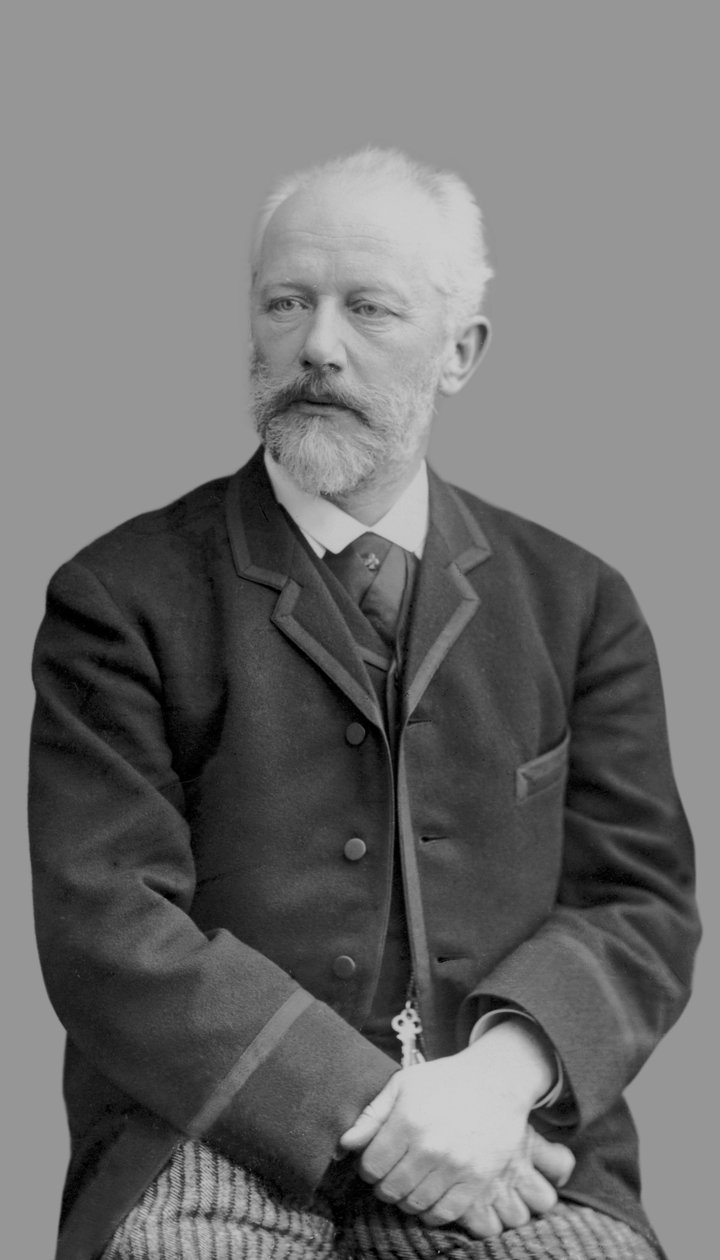 Pjotr Iljitsj Tjajkovskij, ca. 1890 af Russian Photographer