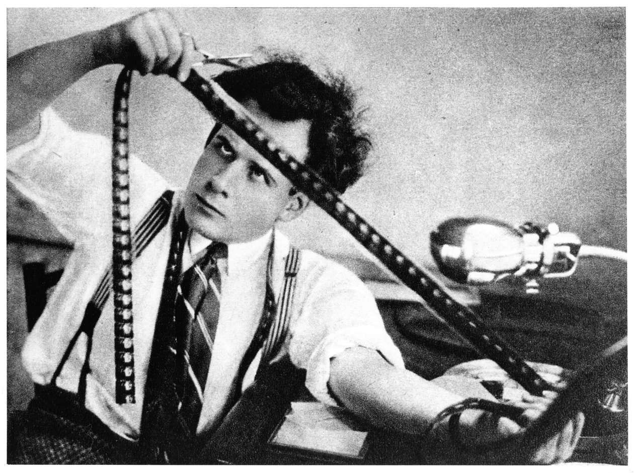 Sergei Eisenstein (1898-1948) redigerede filmen oktober, 1928, fra Serge Eisenstein, Reflexions dun cineaste, udgivet i Moskva, 1958 af Russian Photographer