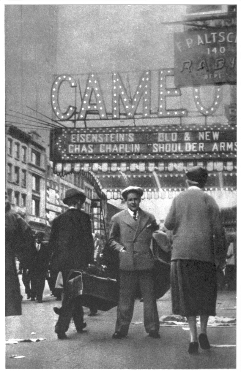 Sergei Eisenstein (1898-1948) i New York, 1930, fra Serge Eisenstein, Reflexions dun Cineaste, udgivet i Moskva, 1958 af Russian Photographer
