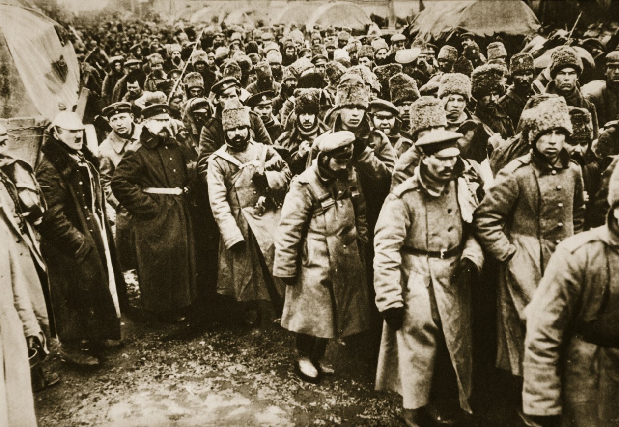 Storhertug Nicholas har mistet, alene i fanger, 750.000 mænd (sepiafoto) af Russian Photographer