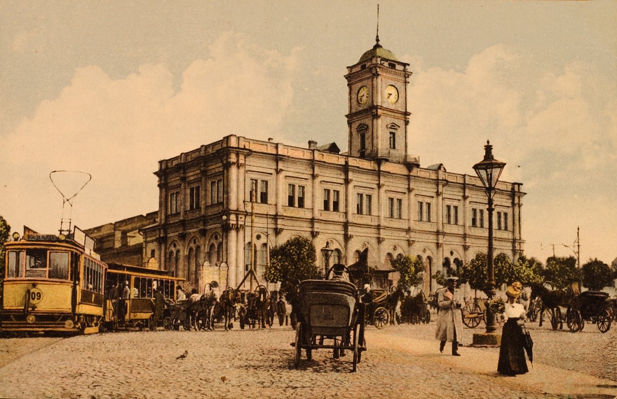 Nicholas Railway Station, Kalanchyovskaya Square, Moskva af Russian Photographer