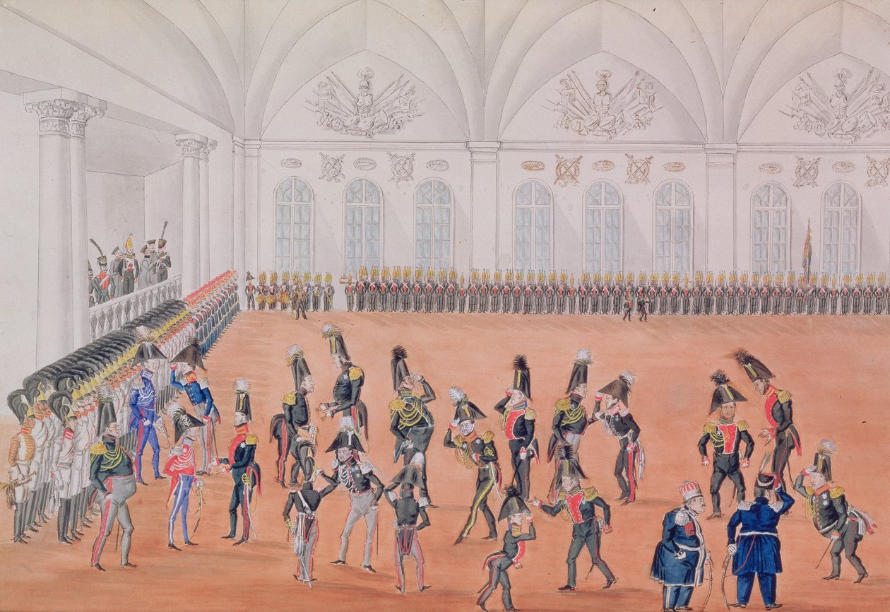 Vagtparade, 1820