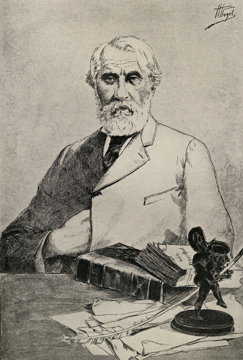 Ivan Turgenev af Russian School