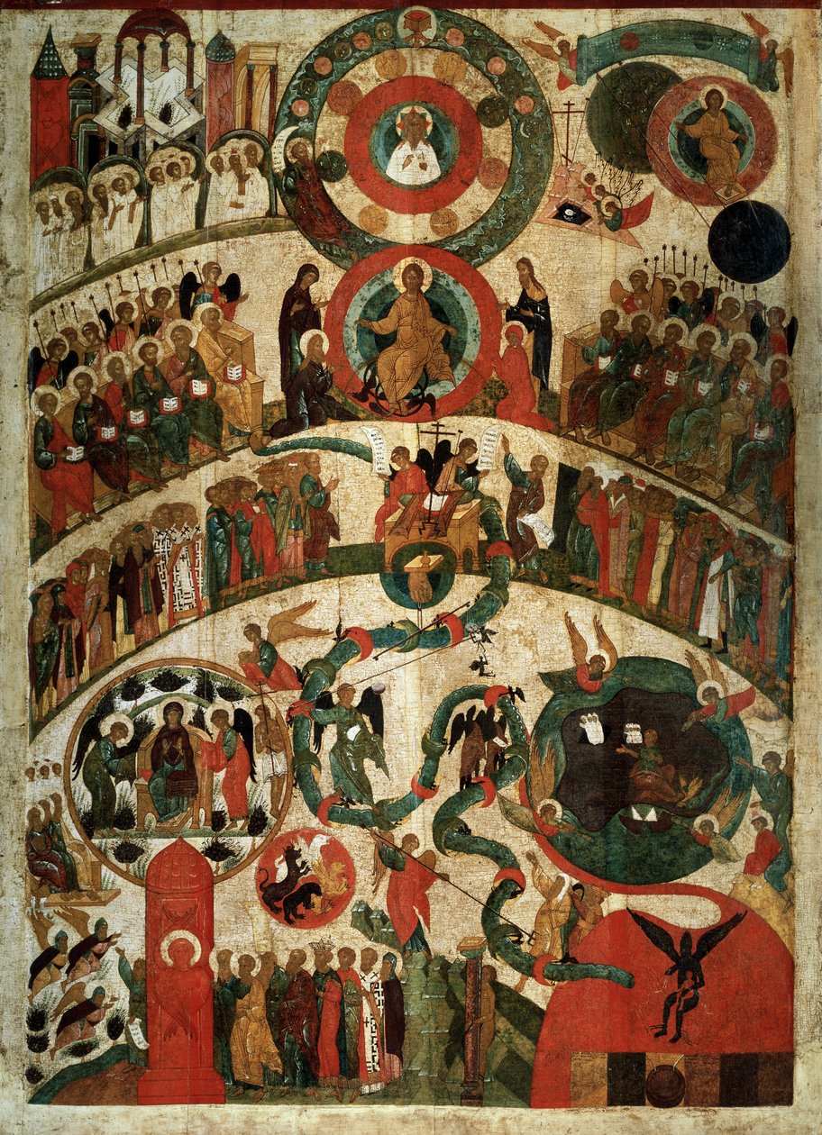 Sidste dom, Novgorod-ikon af Russian School