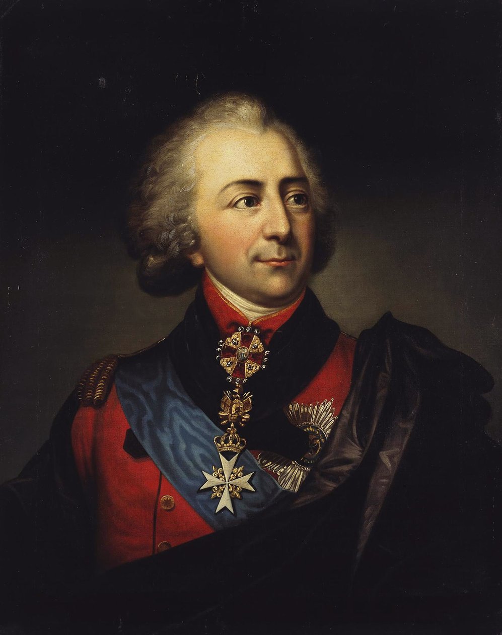 Portræt af Ivan Pavlovich Kutaysov af Russian School