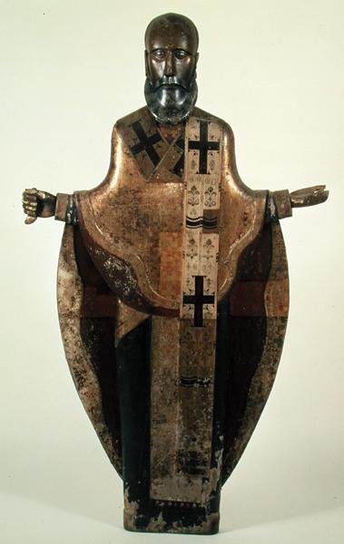 St. Nicholas af Mozhaisk, slutningen af det 16. århundrede af Russian School