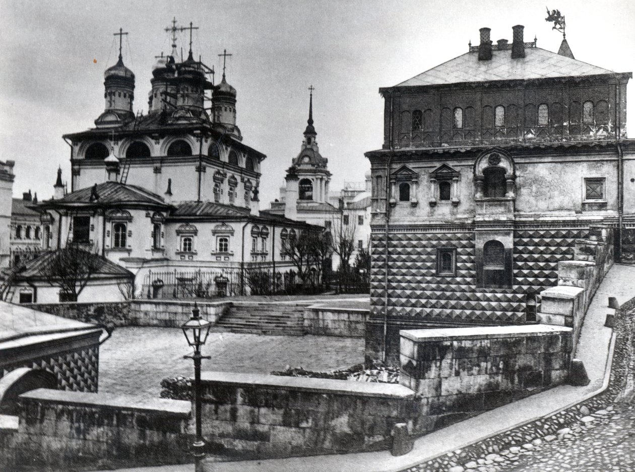 Romanov Boyarernes hus i skiltklosteret og skiltets katedral, Moskva af Russian Photographer