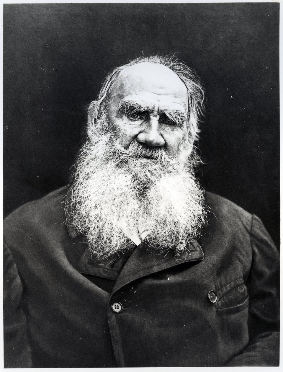 Leo Tolstoj (s/h-foto) af Russian Photographer