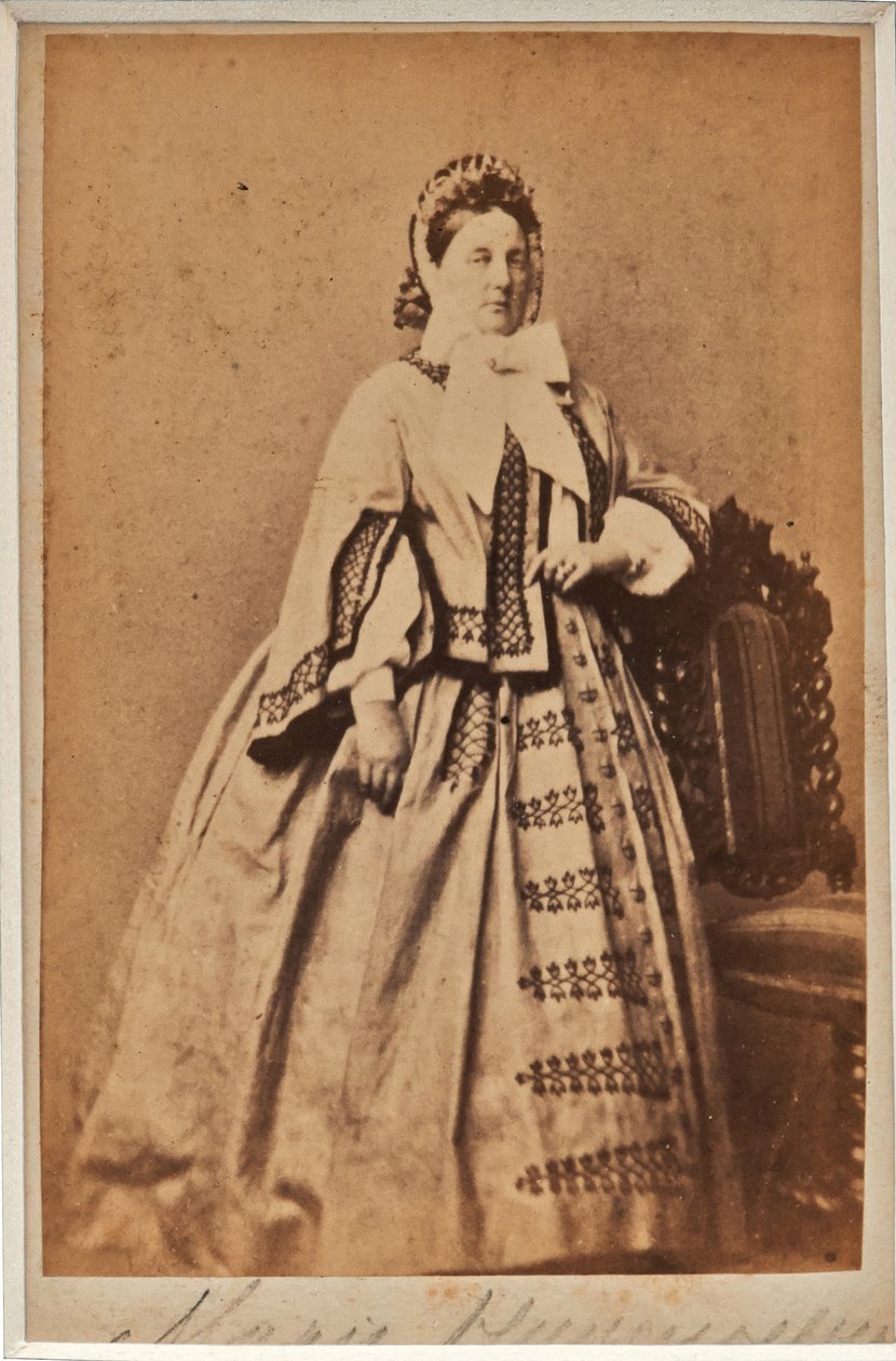 Marie Nikolaievna de Russie (1819-1876) - Storhertuginde Maria Nikolaevna af Rusland (1819-1876), hertuginde af Leuchtenberg, anonym. Albumin foto af Russian Photographer