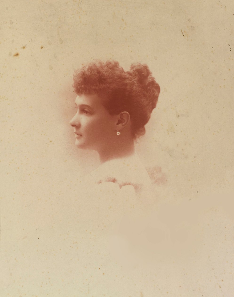 Marie Pavlovna de Russie - storhertuginde Maria Pavlovna af Rusland (1854-1920), anonym . Sølv gelatine fotografering af Russian Photographer