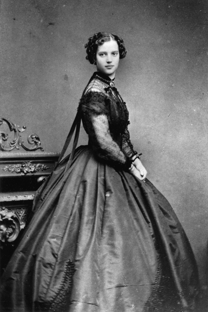 Portræt af prinsesse Dagmar af Danmark, Maria Fyodorovna af Rusland af Russian Photographer