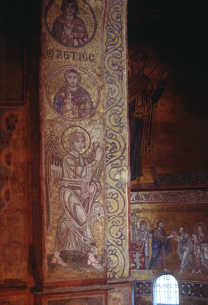Ærkeenglen Gabriel (mosaik) af Russian School