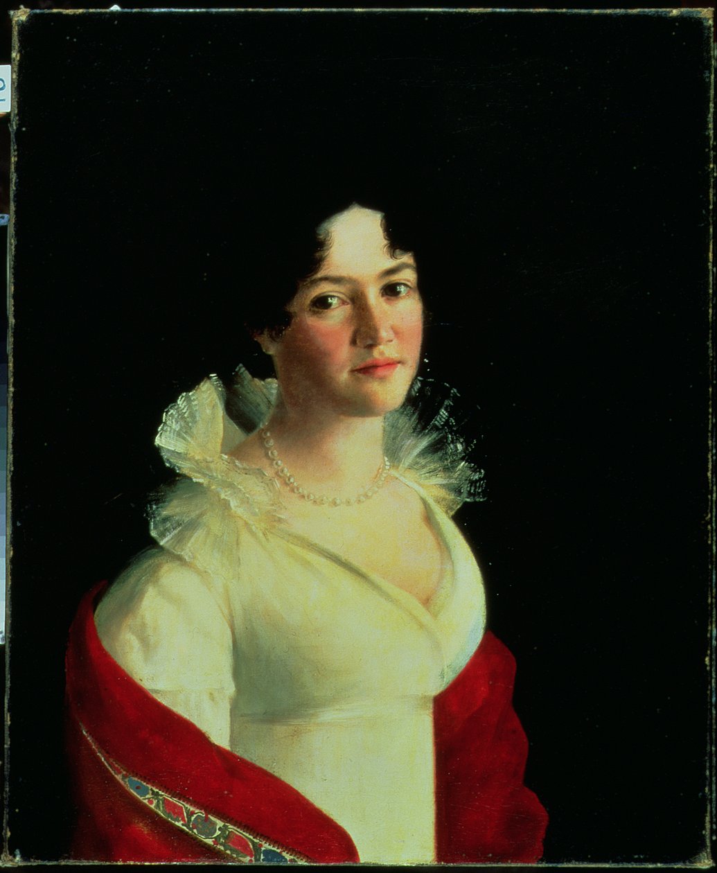 Portræt af grevinde Natalia Pavlovna Zubova (1801-68) ca. 1820 af Russian School