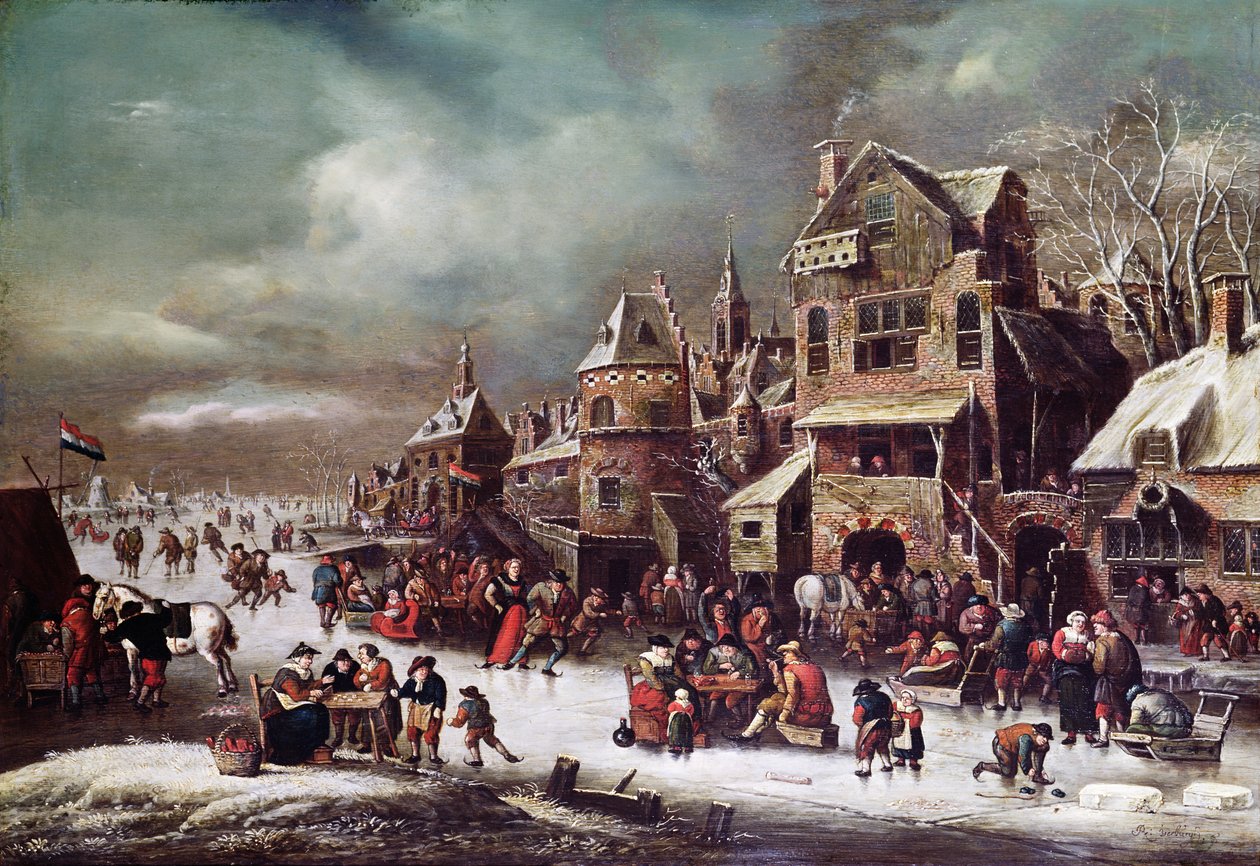 Vinterlandskab af Rutger Verburgh