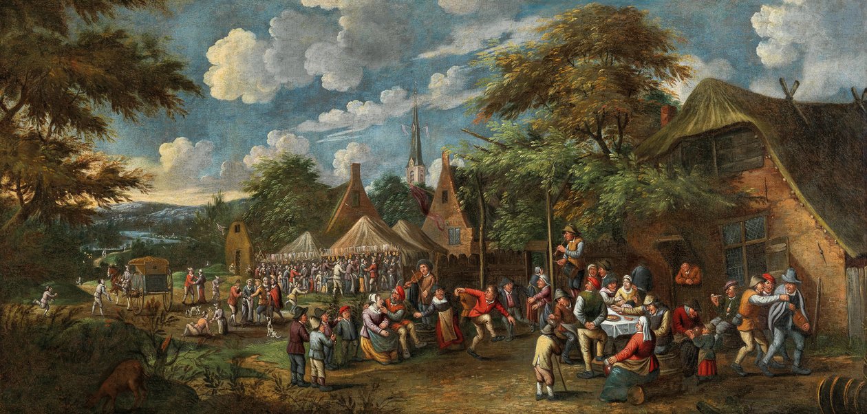 Landsbymesse, um 1700. af Rutger Verburgh