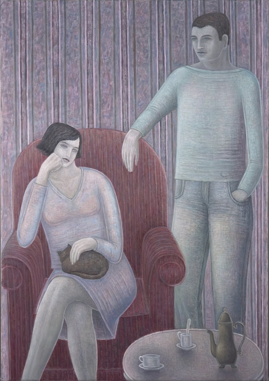 Par med kat, 2008 af Ruth Addinall