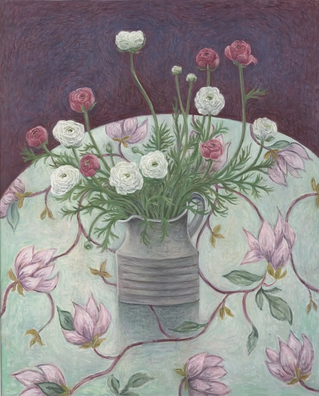 Blomster på blomster, 2003 af Ruth Addinall