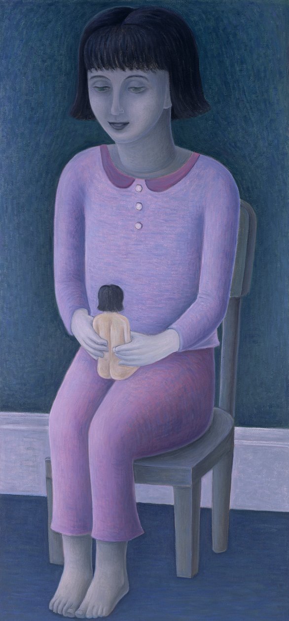 Pige og dukke, 2003 af Ruth Addinall