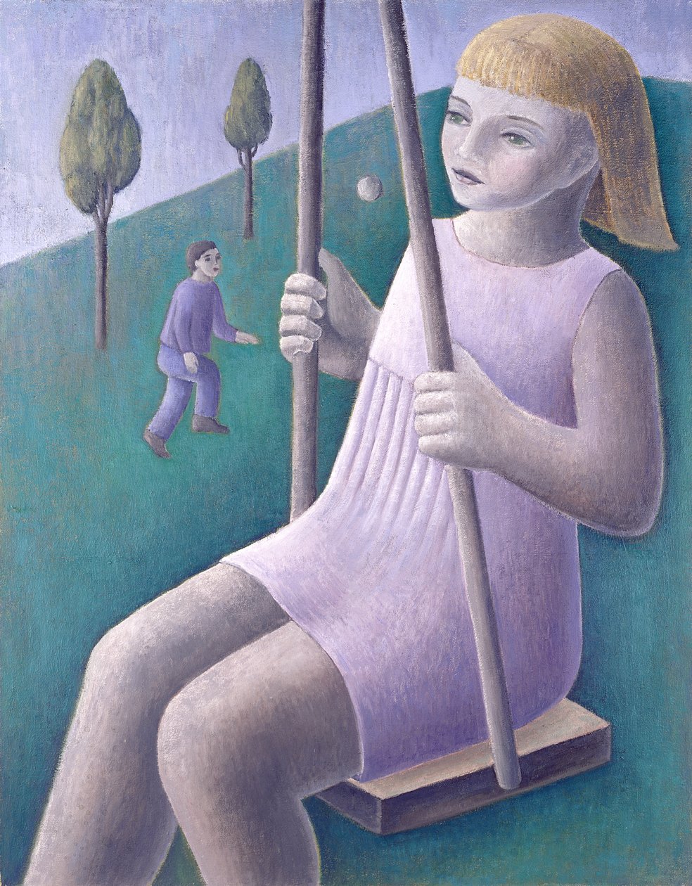 Girl on Swing, 1996 af Ruth Addinall