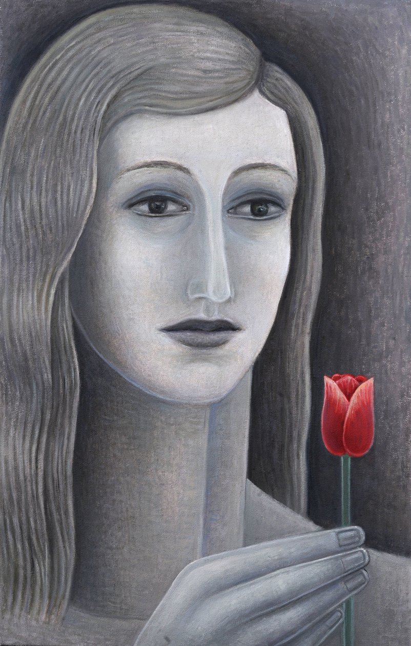 Pige med Tulipan af Ruth Addinall