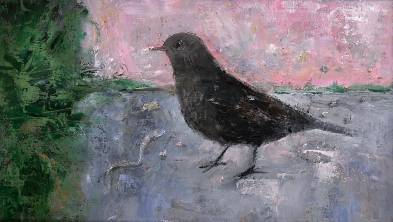 The Early Bird, 2008 (olie på træ) af Ruth Addinall