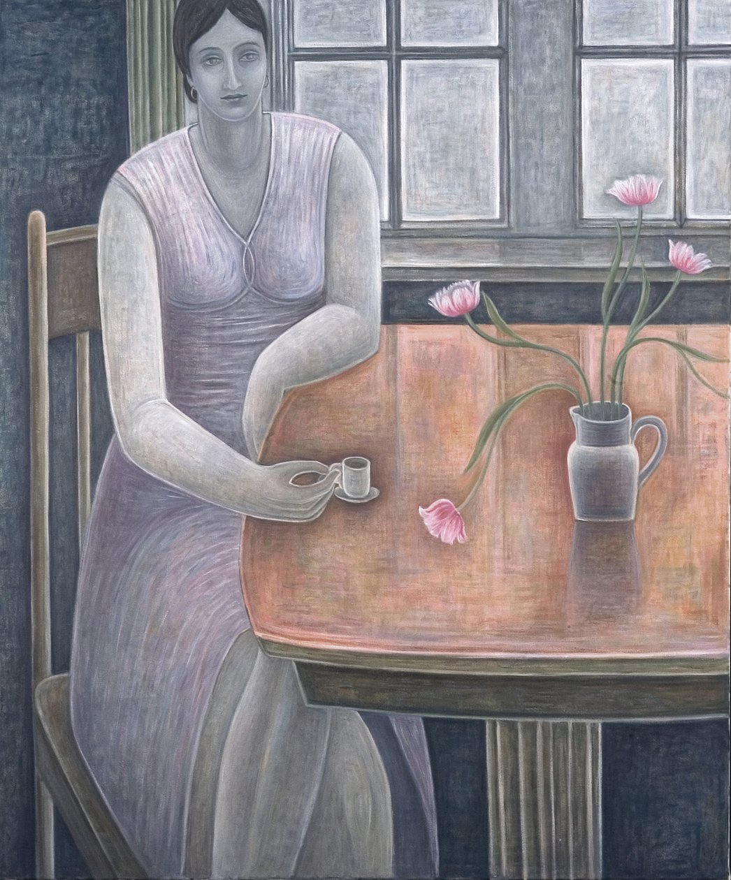 Kvinde med lille kop, 2007 af Ruth Addinall