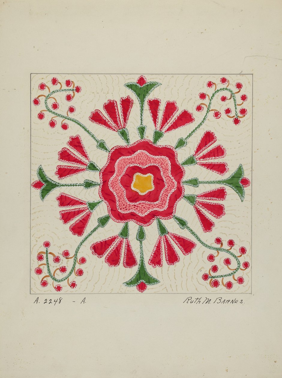 Applikationsdyne, ca. 1940. af Ruth M Barnes