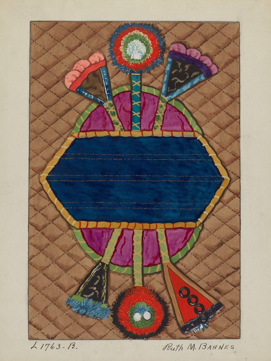 Coverlet Applique Quilt, ca. 1936. af Ruth M Barnes